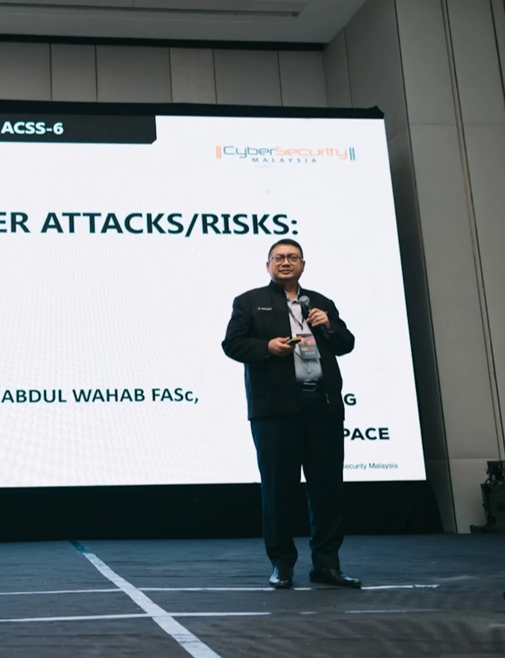 Keynote on managing cyber attacks and risks at the CGD Summit main stage